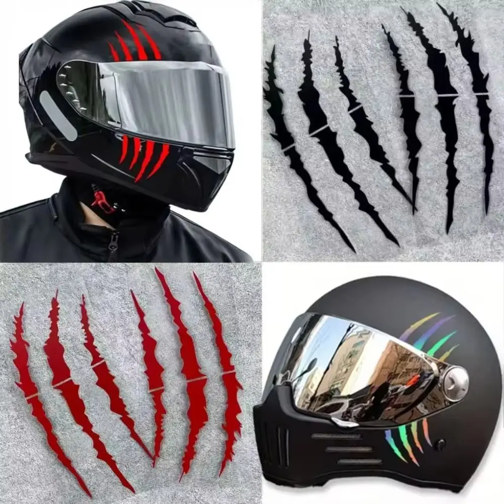 

Наклейки на мотоцикл с когтями демона, покрывающие царапины, виниловые наклейки на шлем, однотонные виниловые наклейки для автомобиля «сделай сам», украшение автомобиля
