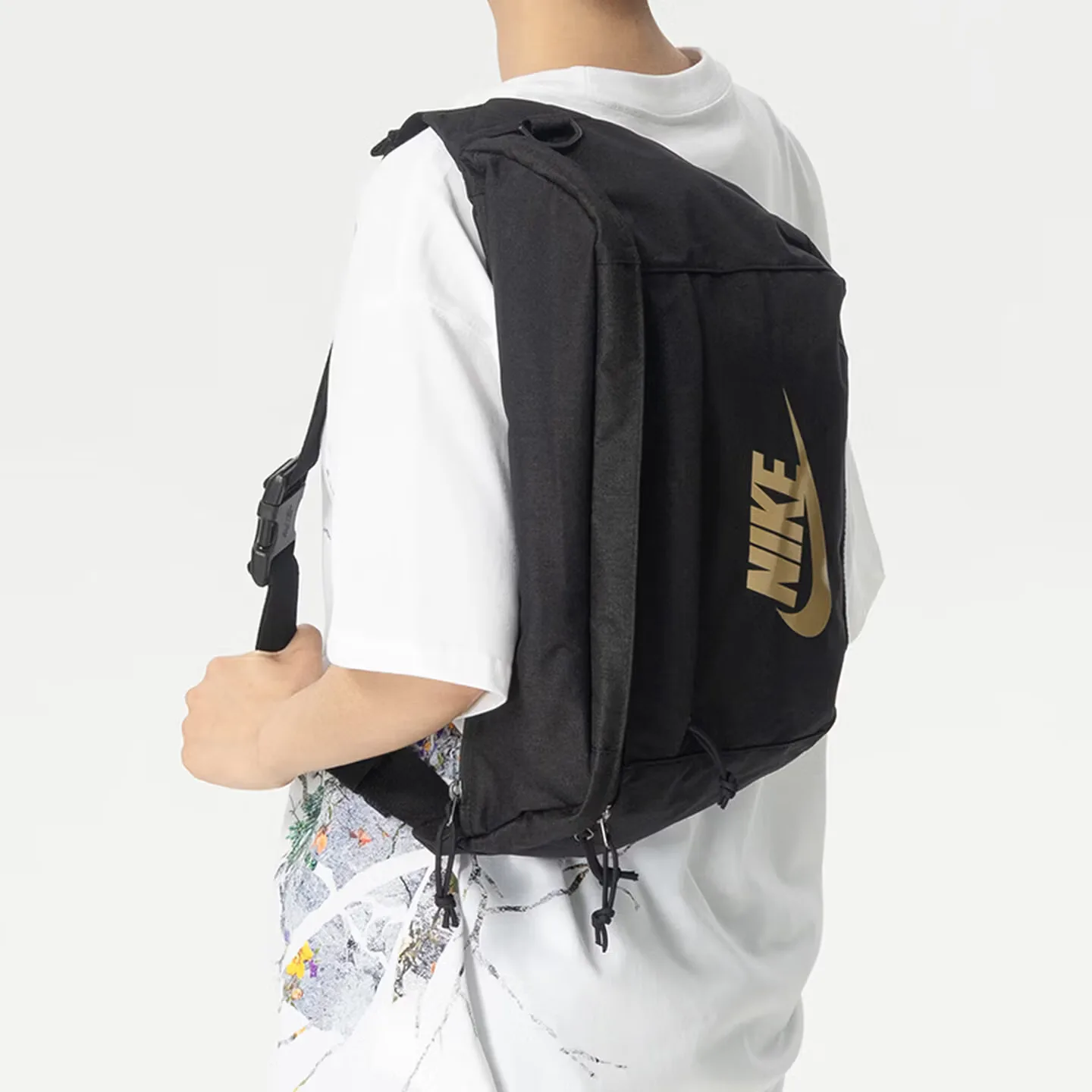 NIKE Unisex Crossbody Bag 2026 Summer Sports Travel Fitness Waist Bag Large Capacity Shoulder Bag BA5751-011-1