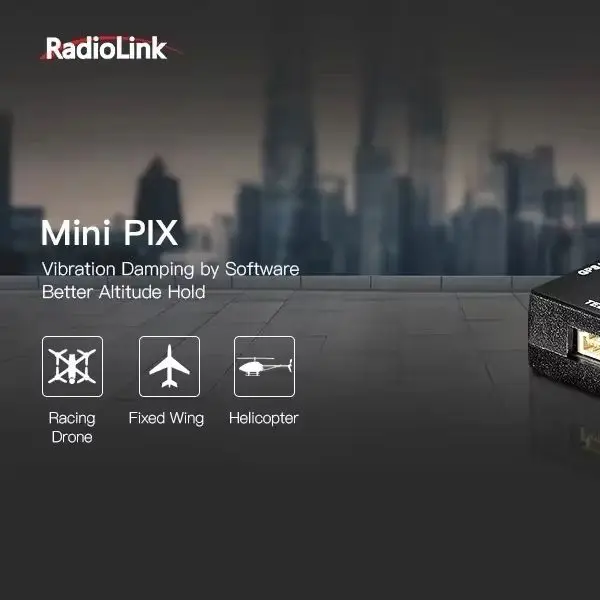 Radiolink New Mini PIX V1.2 Flight Controller M10N GPS TS100/SE100 GPS Same as Pixhawk FC FPV Racing Drone Helicopter Airplane