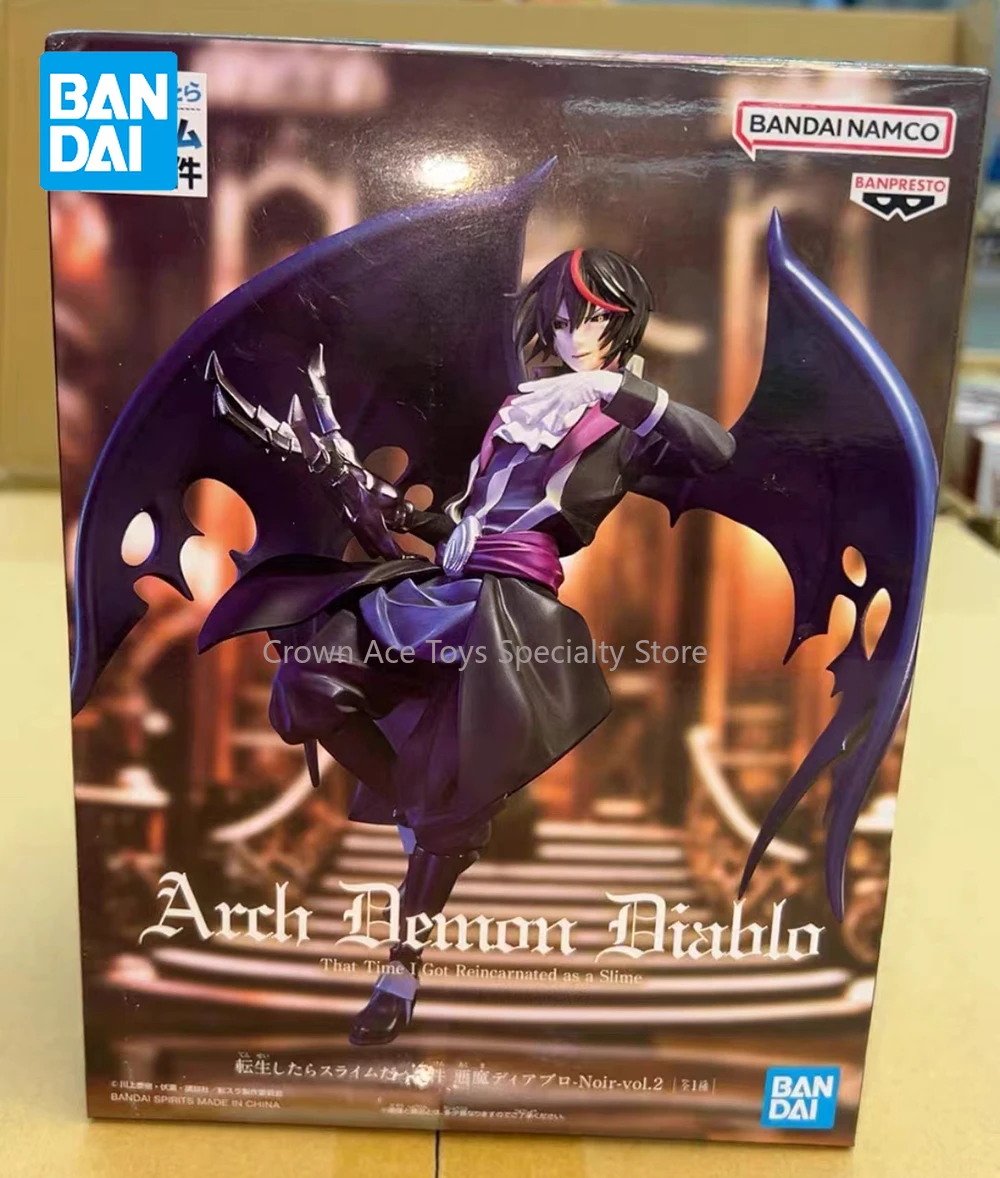 Bandai Banpresto That Time I Got Reincarnated As A Slime Noir Vol. 2 Diablo 190mm Anime Action Figure Collectible Model Toy Gift