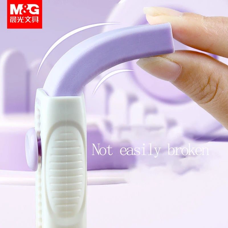 Ластик для карандашей M&G, дизайн Push-Pull, многоразовый стержень, без крошек, чистый ластик для студентов и студентов-художников