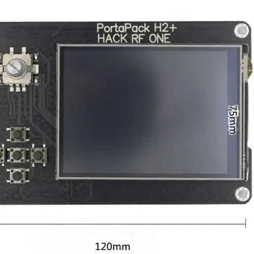 

HackRF One H2 Monitor, Portapack H2 Control Board, H2 Aluminum Case