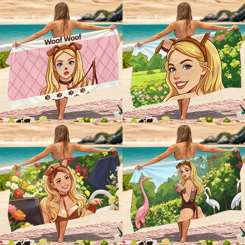 E-EuphoriaS 3 Serviette de plage et de bain à séchage rapide, légère et portable, pour sauna, camping, piscine, voyage
