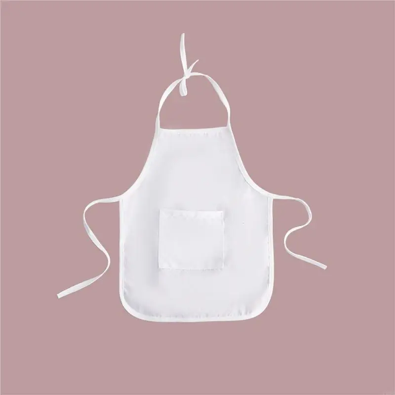 2 Pcs Baby Chef Apron and HatWhite Cook Photos Infant Kids Costume Photo C63C