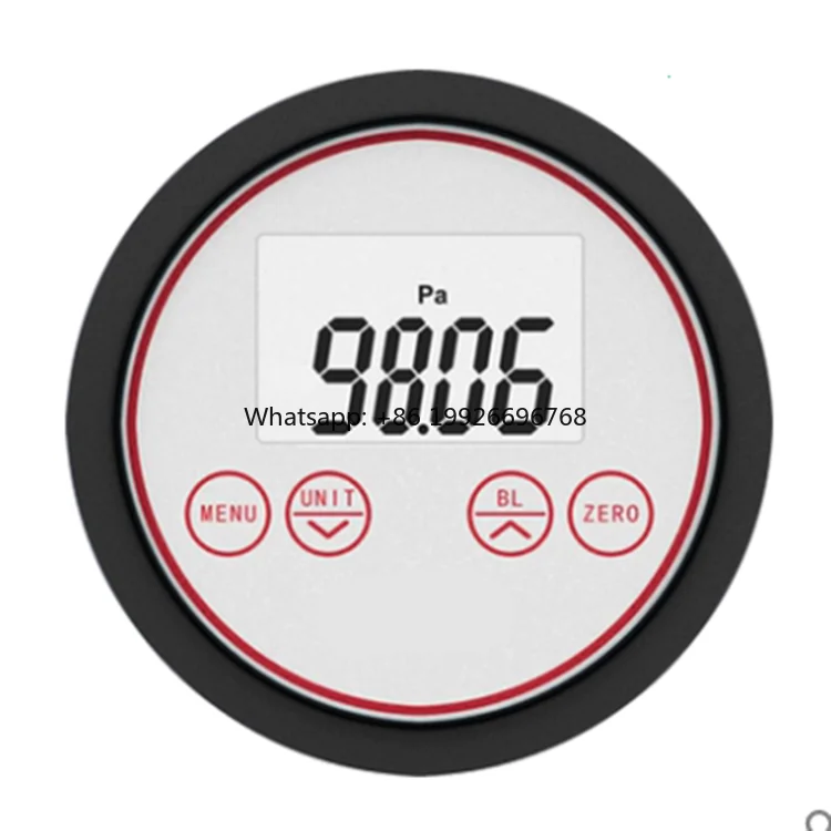 

RS485 Digital Vacuum Air Differential Pressure Gauge
