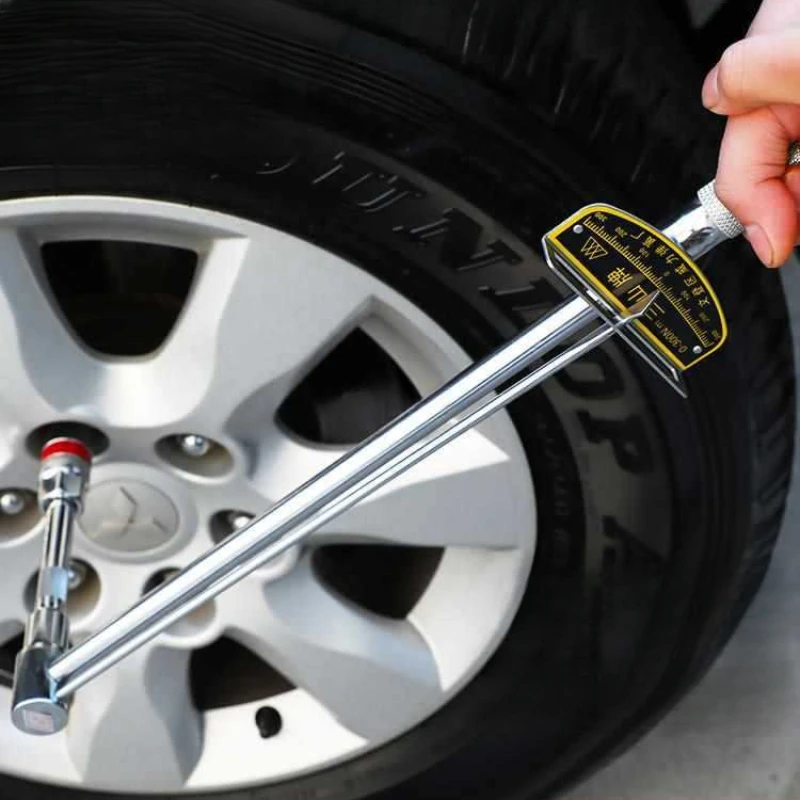 Imagem -02 - Chave de Torque Quadrada para Reparo de Carros e Bicicletas Ferramentas Manuais com tipo Ponteiro Chave Inglesa Ratchet