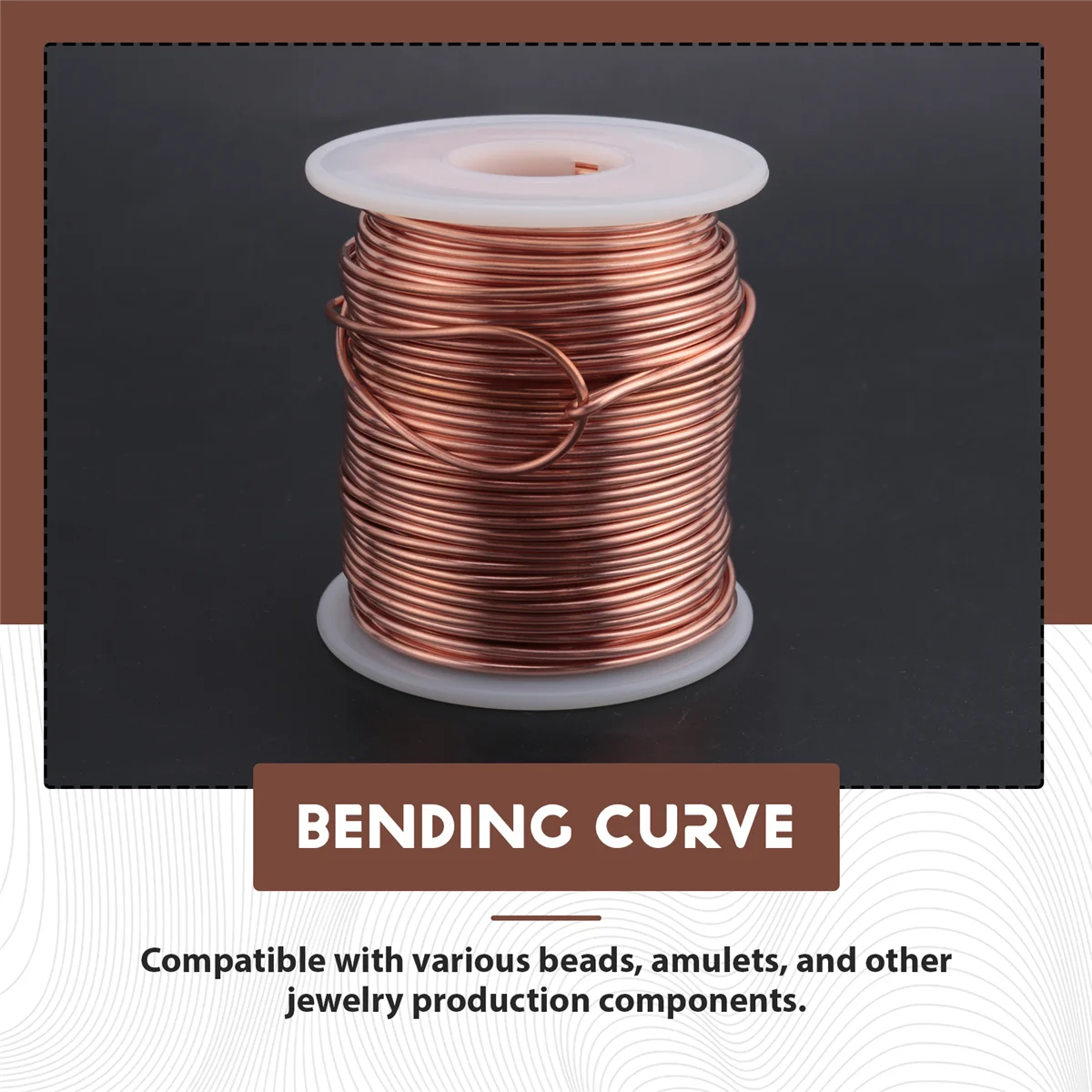 ลวดทองแดงร้อน, ลวดทองแดงบริสุทธิ์นุ่ม 99.9% สําหรับทําสวน, การเพาะเลี้ยงไฟฟ้า, เส้นผ่านศูนย์กลาง 16 เกจ 1.3 มม., 127 ฟุต, 1 ปอนด์