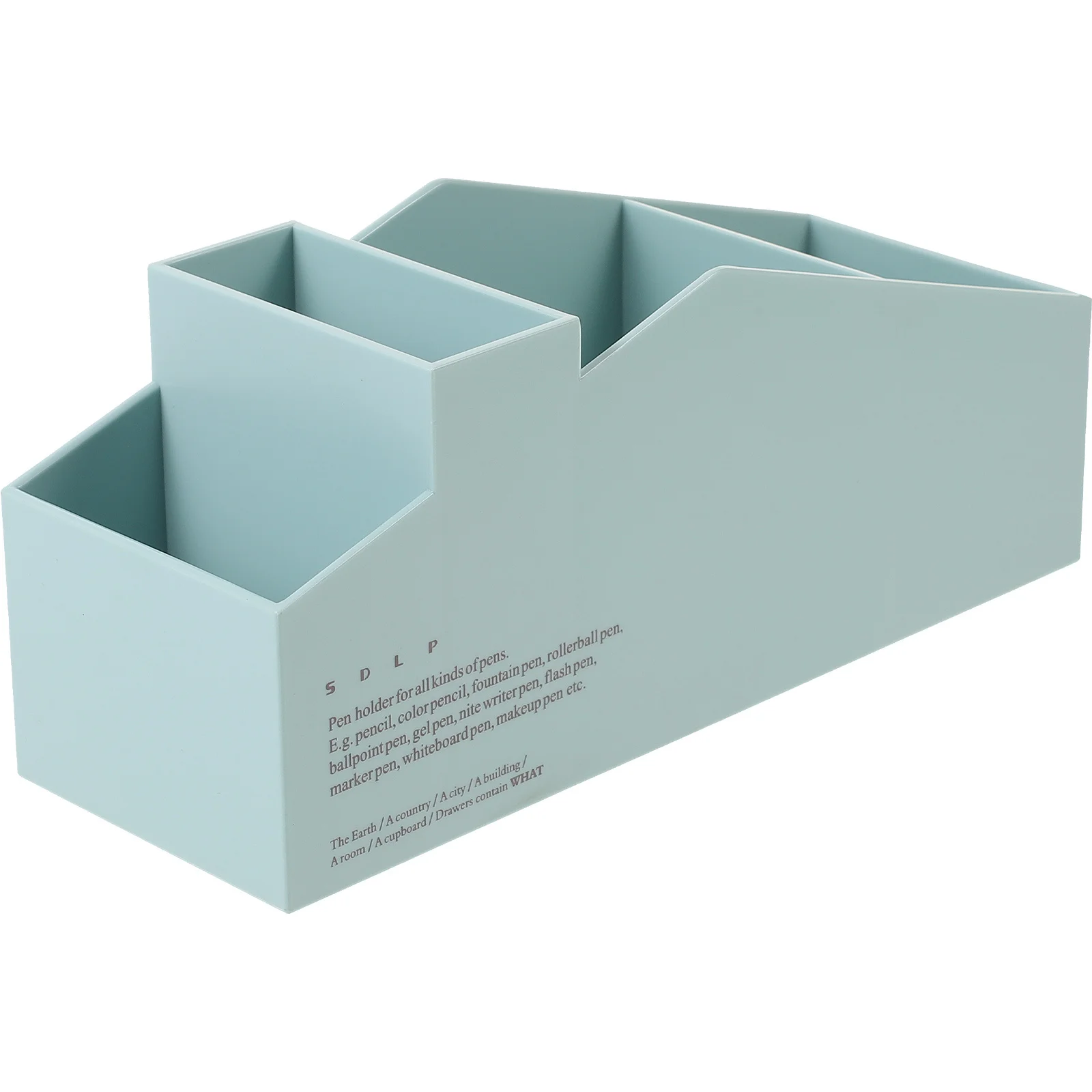 

Large Capacity Storage Box Multi-Grid Design Desktop Organizer For Office Home Bathroom Vanity Table Compartment Case