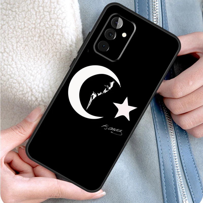 Turkey Flag Phone Case For Samsung Galaxy A54 A34 A14 A15 A25 A35 A55 A53 A33 A13 A52 A32 A12 A51 A71