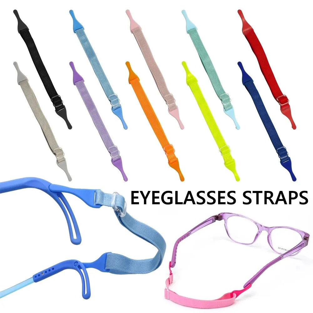 Removable Eyeglasses Straps Adjustable Anti-Slip Sunglasses Chains Anti Drop Hanging Cord Kids Glasses Ropes Outside Casual