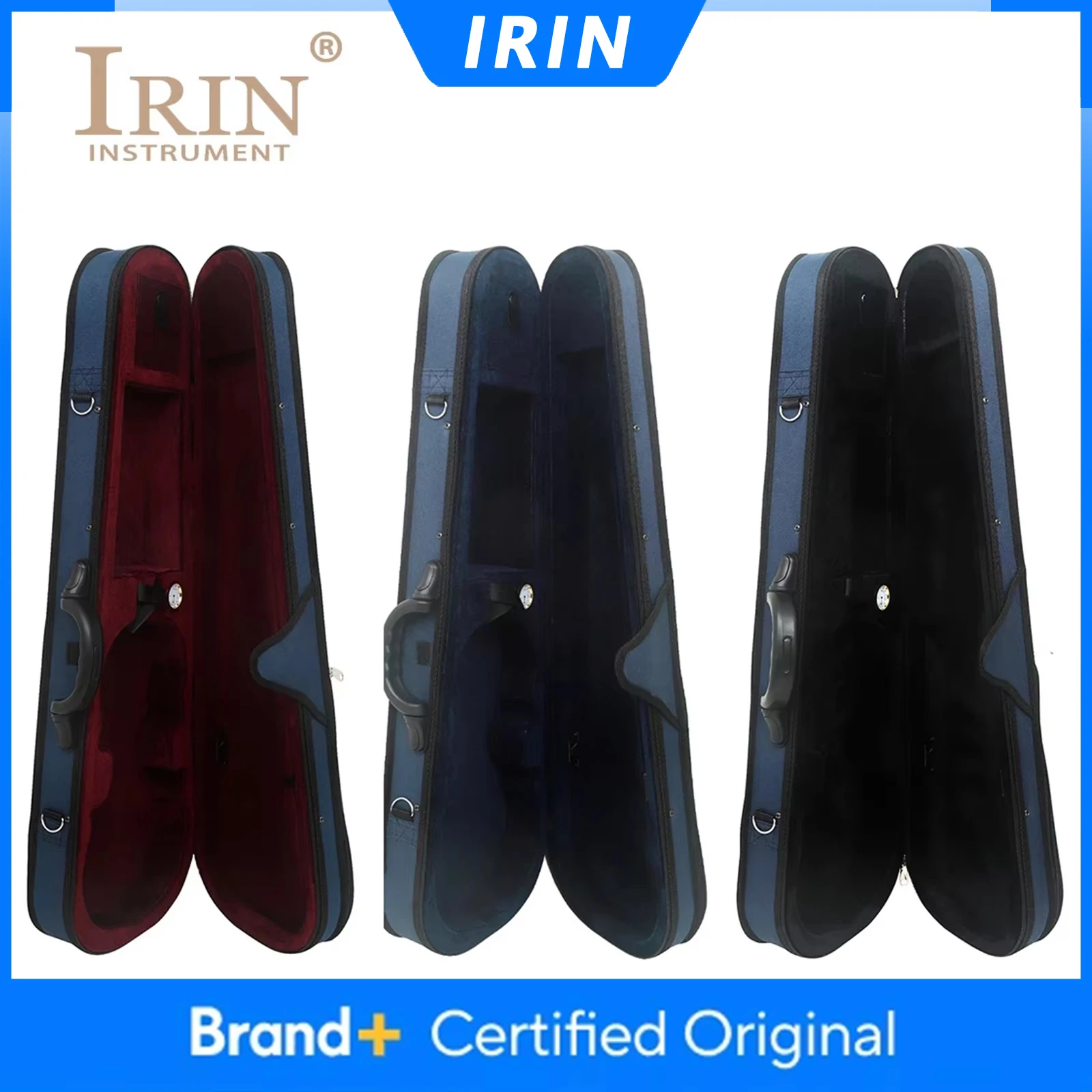 

Чехол для скрипки IRIN 4/4, мягкий футляр-кейс из ткани Оксфорд, портативная сумка для хранения скрипки, аксессуары для струнных инструментов