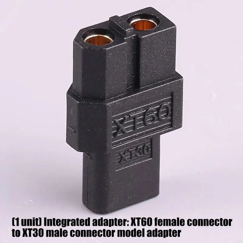 Universal XT60 Female to XT30 Male Adapter Plugs Perfect for Various Model Aircraft and Vehicle Batteries