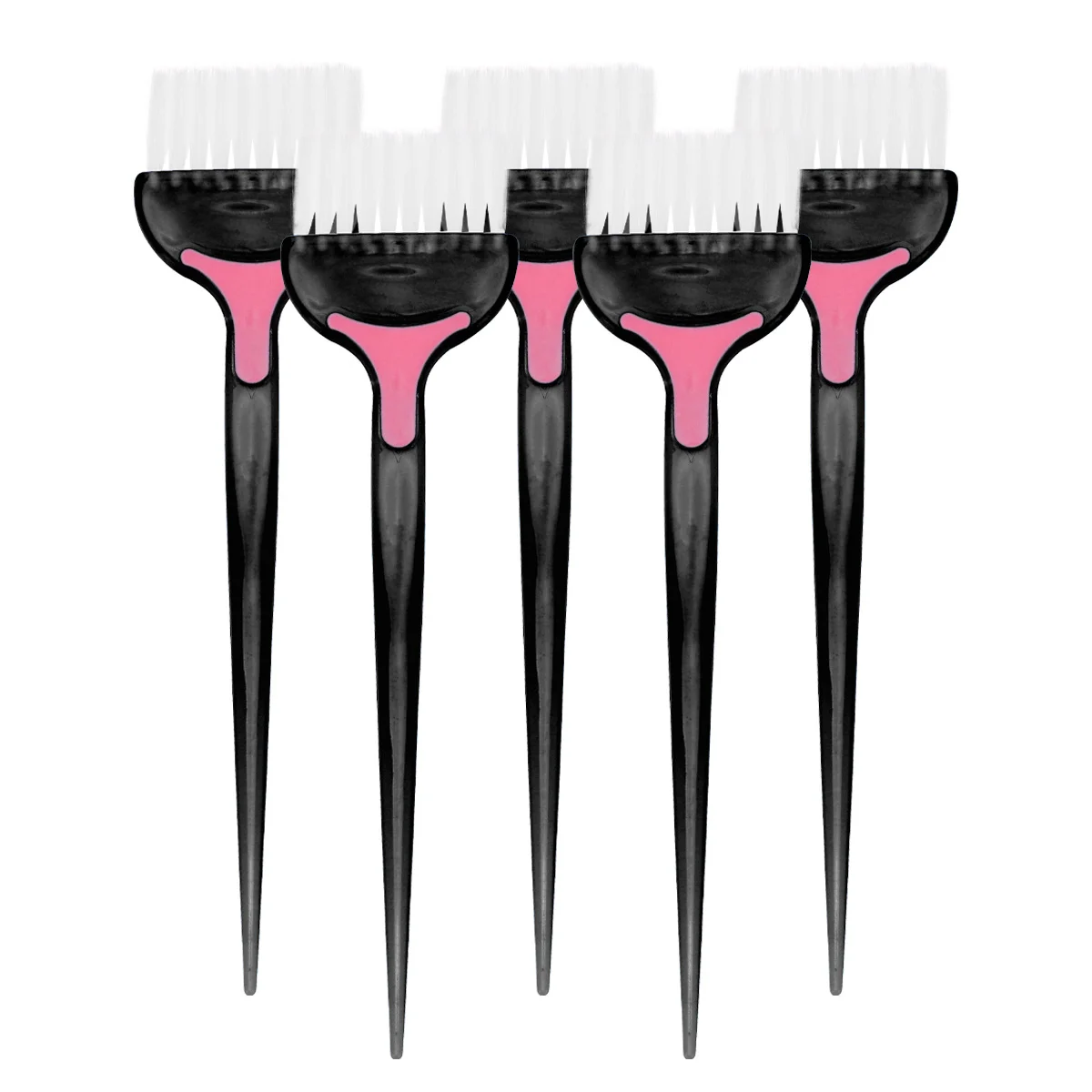 

5pcs Hair Dye Brush For Oil Treatment Single Side Inverted Film Care Tool Home Salon Use Applicator Tinting Coloring