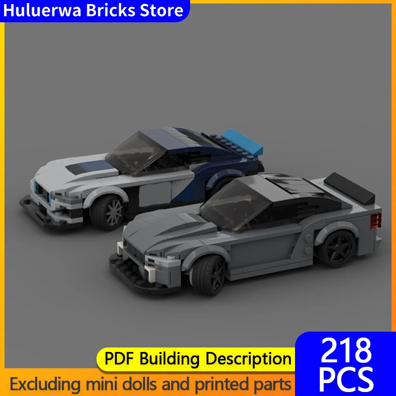 

Модель скоростного гоночного автомобиля MOC, строительные кирпичи F22, дрифтинг, гоночный автомобиль, модульная технология, подарки, праздник, сборка, детские игрушки, костюм