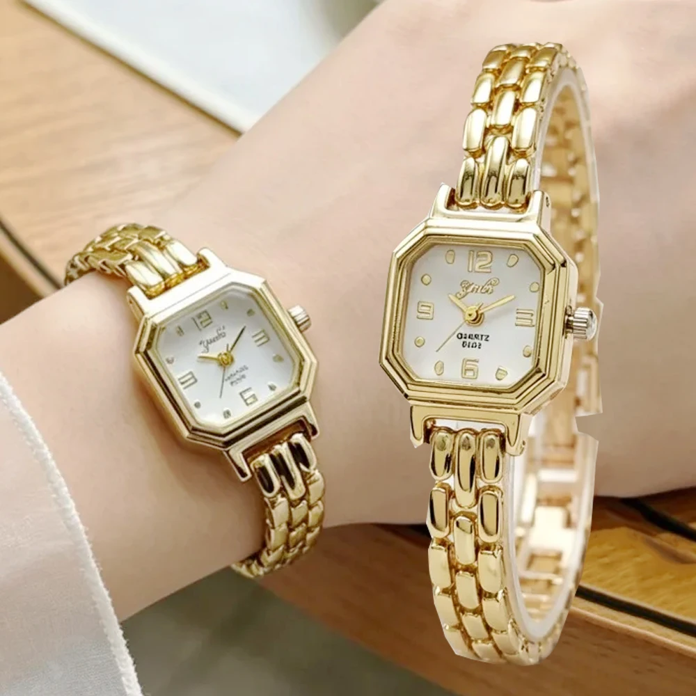 High Quatily Women Small Square Watch Fashion Bracelet Wristwatch Luxury Quartz Watches Wholesale Relojes Para Mujer Gift Clocks