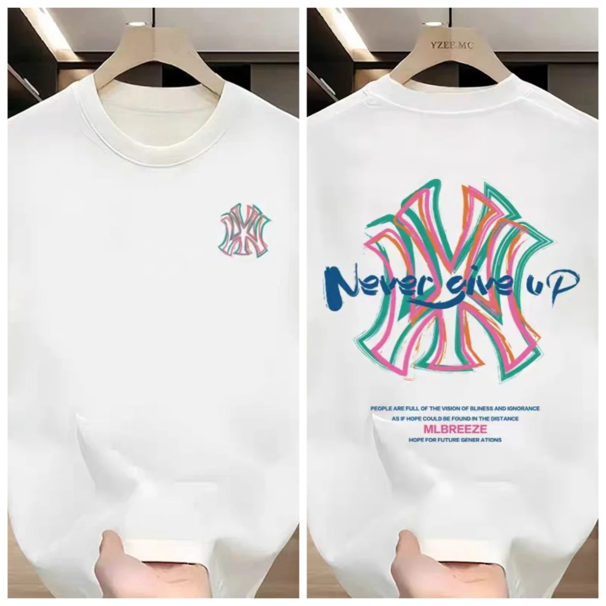 

Американская футболка из плотного хлопка с короткими рукавами, мужская и женская летняя пара, свободный топ с половиной рукавов, модный брендовый повседневный взрыв