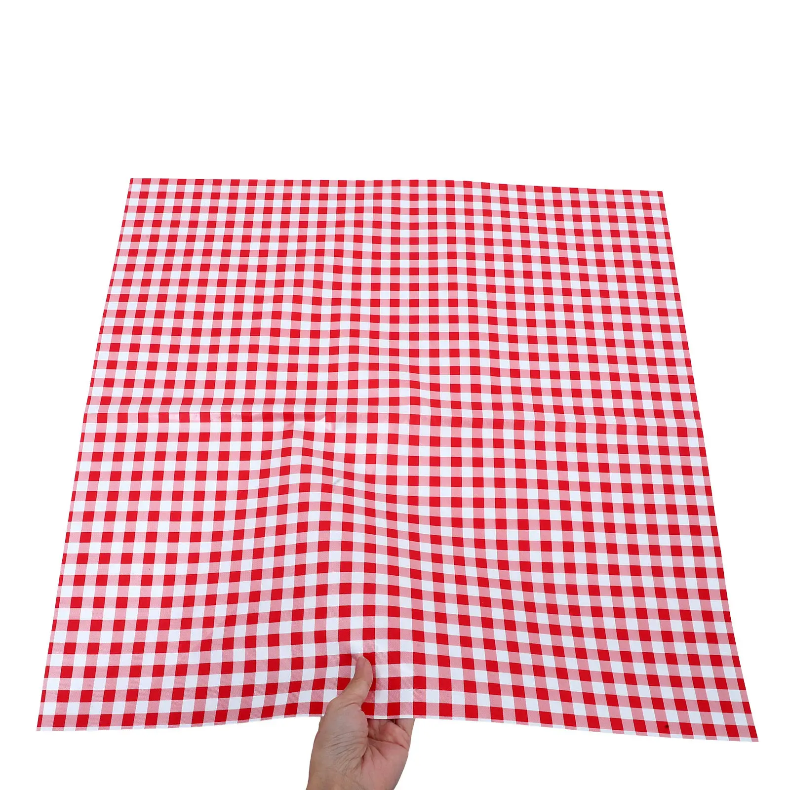 20Pcs 58Cm Red and White Checkered Bouquet Wrapping Paper Thick Floral Tissue for Fresh Cut Flowers Wedding Birthday Baby Shower