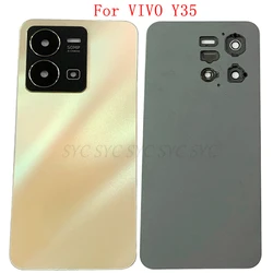 Back Cover Rear Door Case Housing For VIVO Y35 Battery Cover with Logo Repair Parts