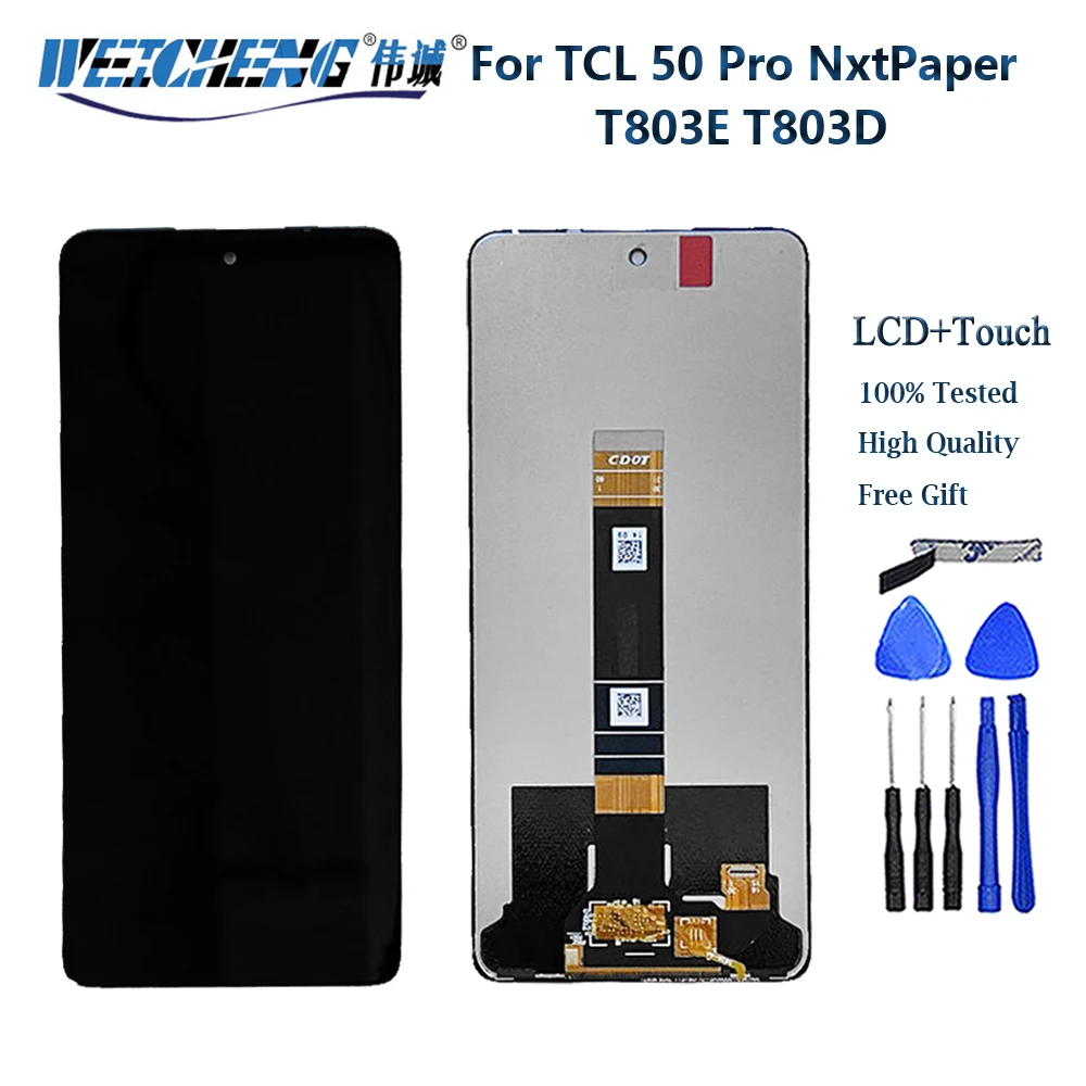 6.8 inch For TCL 50 Pro NxtPaper T803E T803D LCD Display Touch Screen Digitizer Assembly For TCL 50Pro Nxtpaper Pantalla