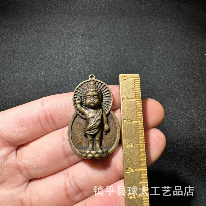 Wholesale Brass Thousand Hands Avalokitesvara Buddha Brand Pendant Ornaments Distressed Pendant Tibetan Jewelry Crafts