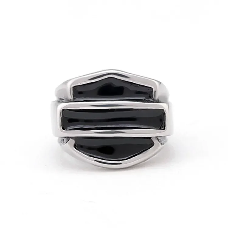 Punk Men Ring 316L Stainless Steel 3 Strip ring New Designed Antique Men Jewelry