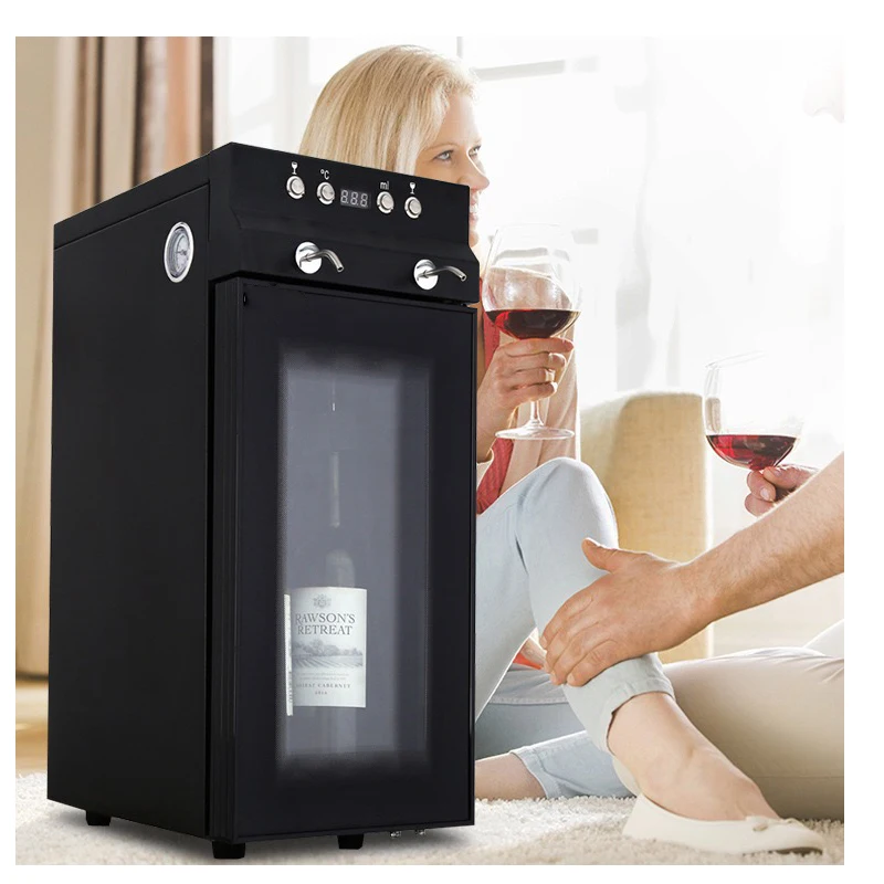 

Commercial Tap Smart System Beer 2 Bottle Glass Mulled Preserver Cooler Wine Dispenser