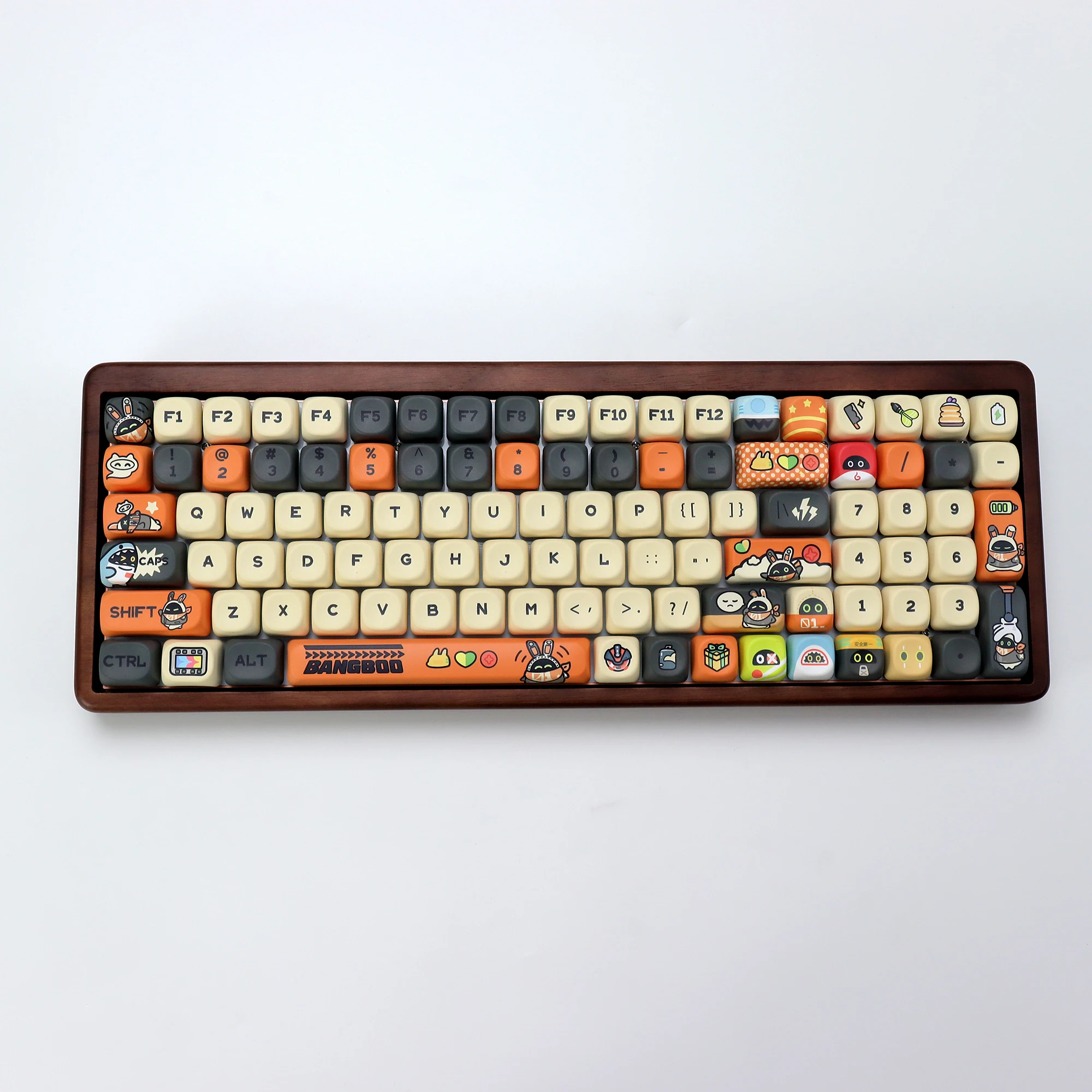 KBDiy لطيف أنيمي ZZZ Bangboo Keycap PBT KOA الملف الشخصي أليس سبليت سبيس ISO كيكابس مخصص ل 60 لوحة المفاتيح الميكانيكية 133 مفتاح مجموعة