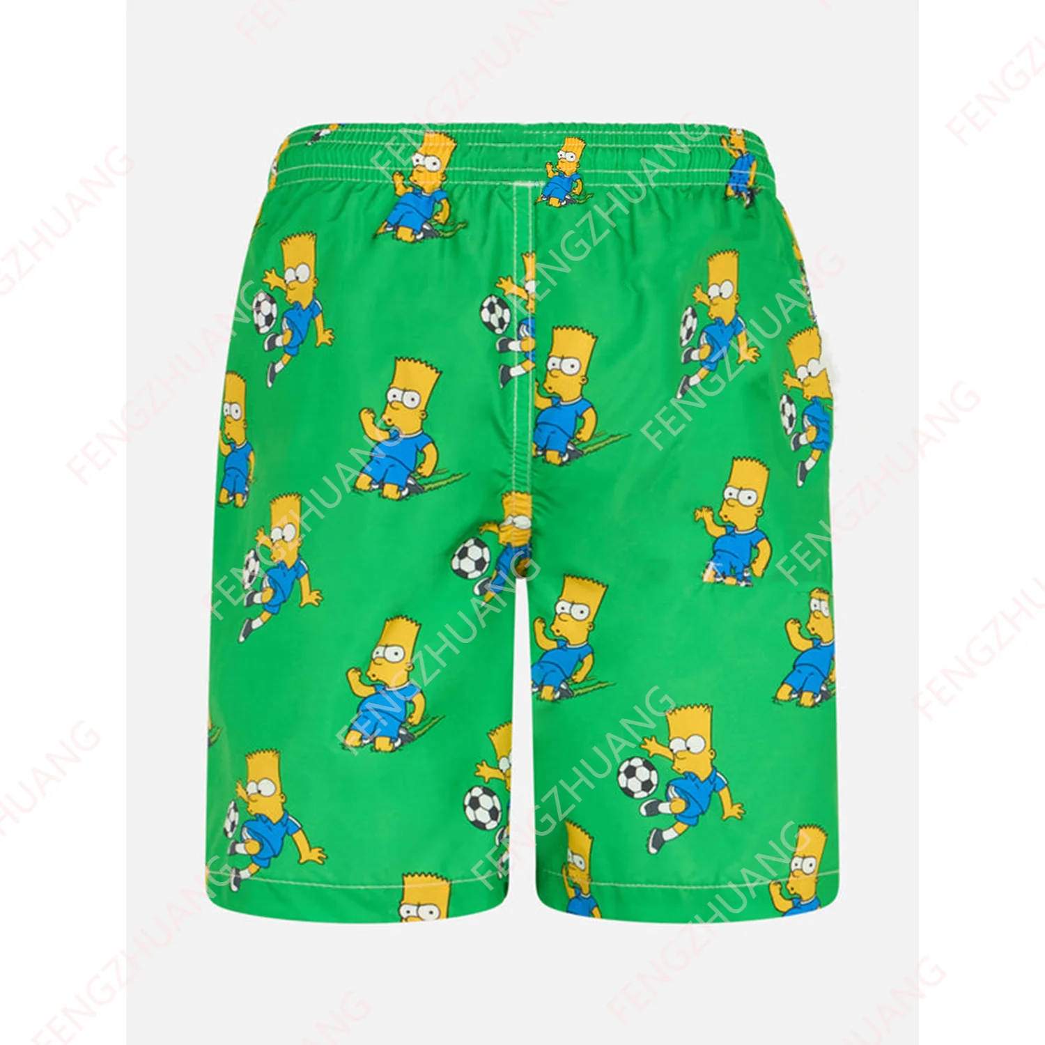 New Summer Loose Luxury Shorts Man for Women Sanrio Beach Shorts Bart print shorts THE SIMPSON SPECIAL EDITION