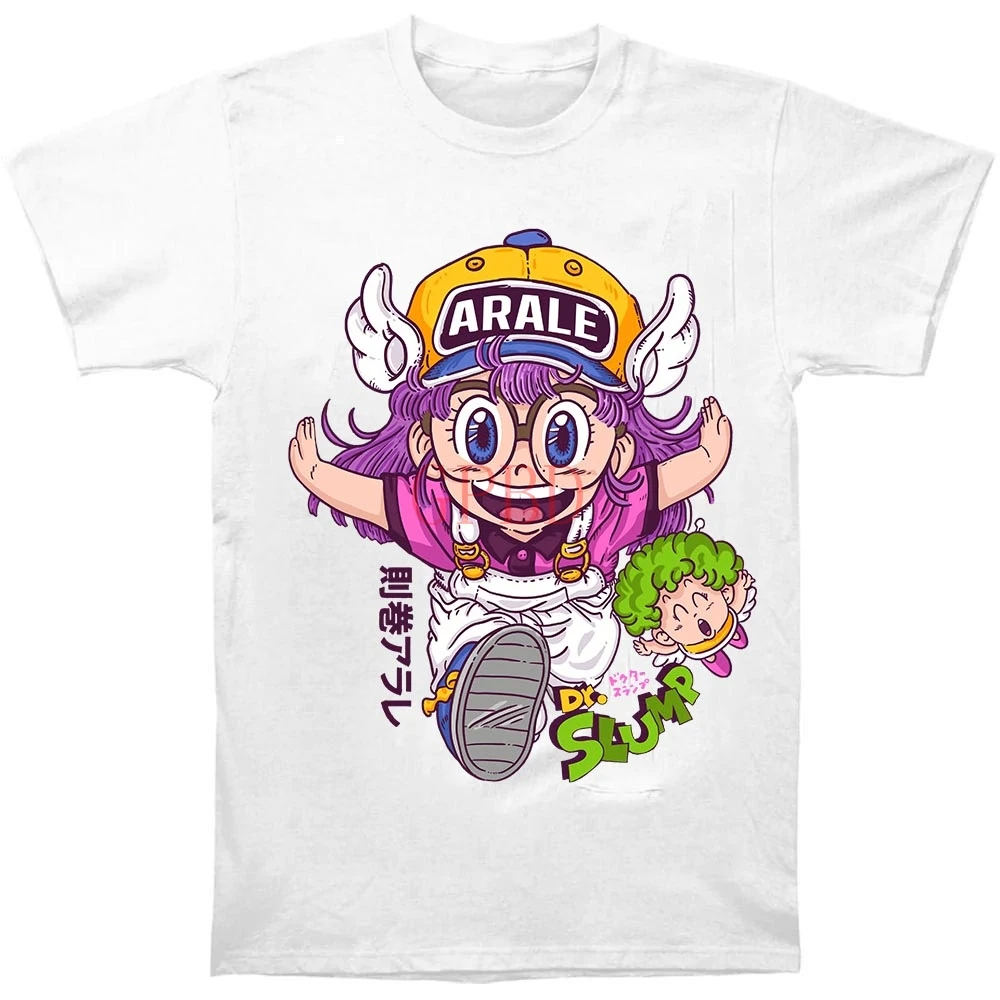 Men Short sleeve tshirt Arale   dr slump   Arale   T Shirt Women t-shirt