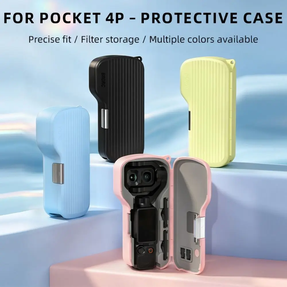 Dustproof Protective Case Shockproof Anti-Scratch Camera Storage Box Lightweight with Hand Rope for DJI Osmo Pocket 4P