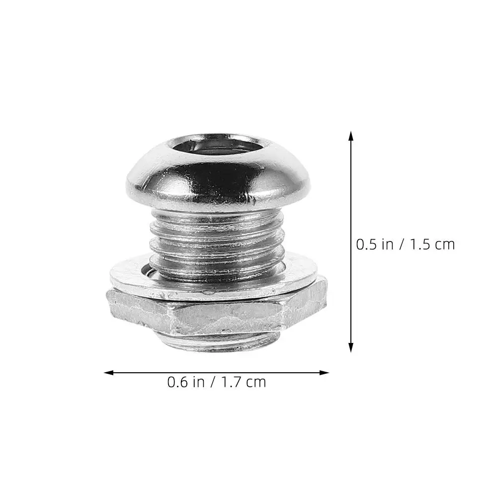 8Pcs Snare Drum Vent Screws Longlasting Metal Drum Kit Air Hole Hardware Versatile Fit Enhanced Sound Performance Percussion
