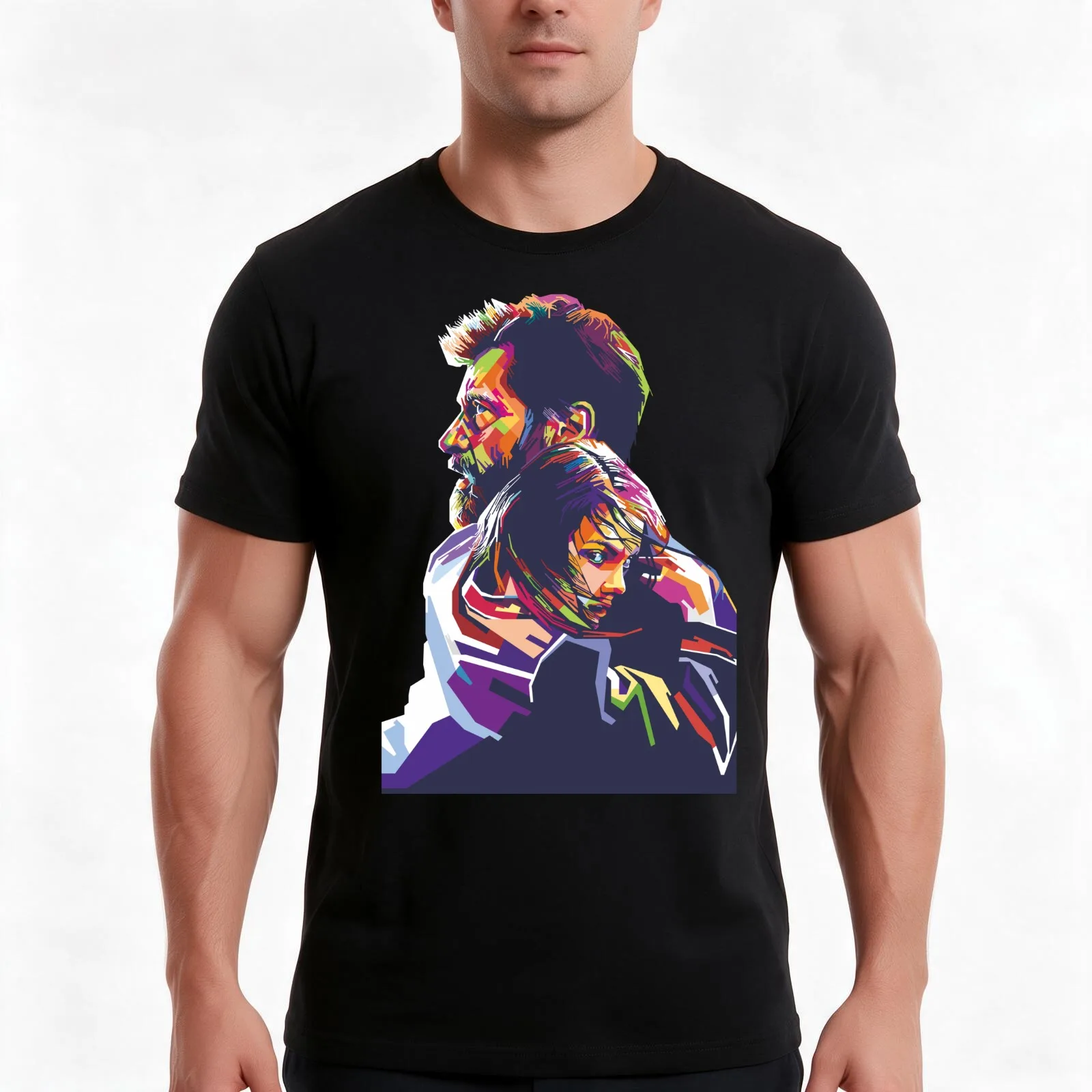 Logan the old man wpap T-Shirt Summer Casual Cotton Tee Oversized Streetwear Tops Vintage Graphic Print Unisex Men Women
