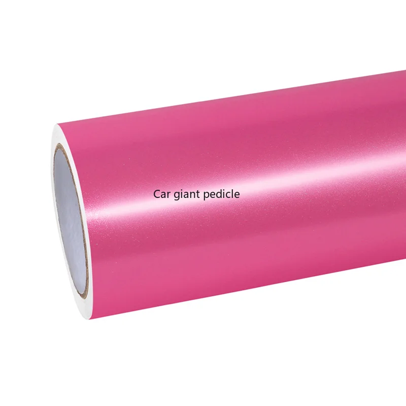 matte Metal Princess Pink  Vinyl Car Wrap Film Auto Plastic  Auto Plastic Assurance Air passage pattern Stickers Covering Foil