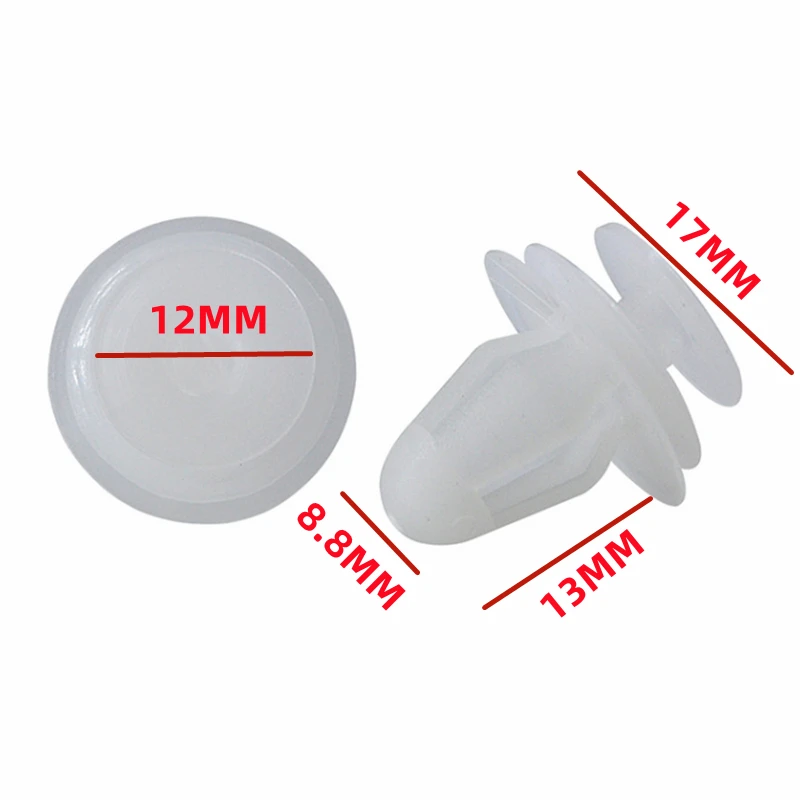

20Pcs For 9mm Hole Universal Auto Door Trim Panel Retainer Fastener Clips Plastic Car Door Panel Guard Wheel Eyebrow Clip D38
