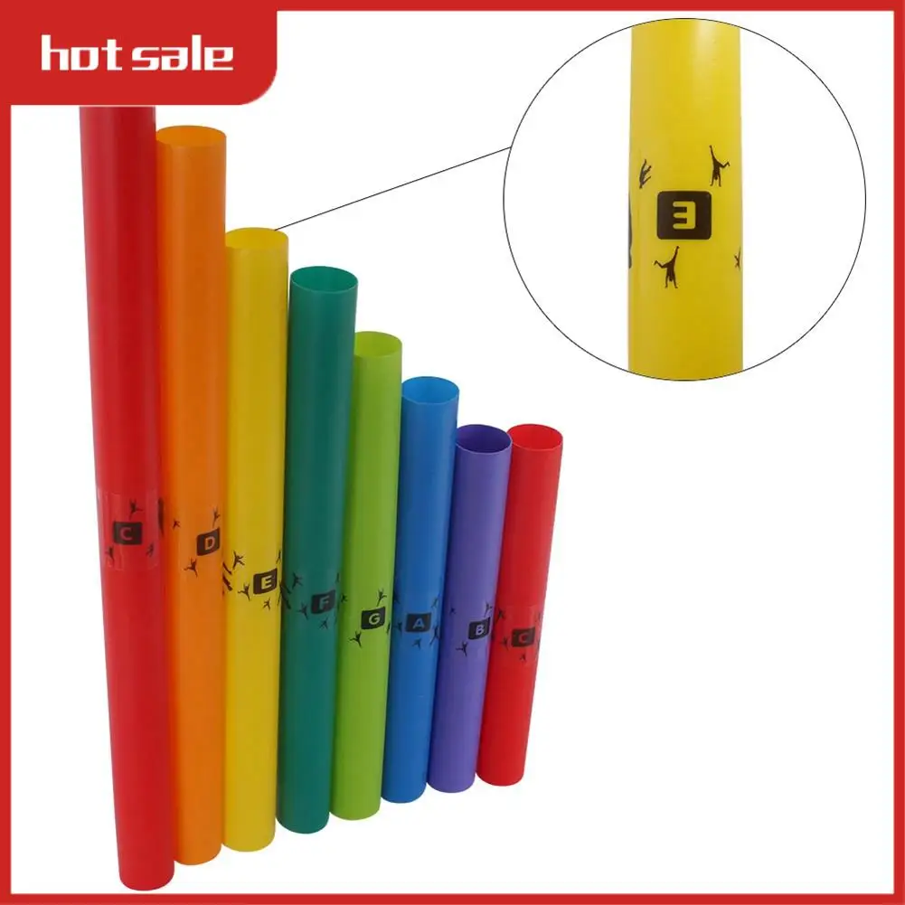 

AC22-8 Tones C Major Diatonic Scale Set Percussion Instrument Tubes Kids Musical Toys Christmas Gift
