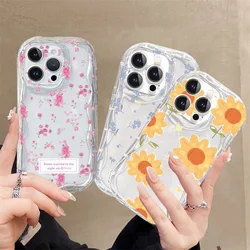 Flower Case for Samsung Galaxy A16 5G A15 A25 A14 A04 A05 A05S A55 A56 A36 A35 A34 A04E A06 A32 A26 A50S A50 A51 A73 Clear Cover