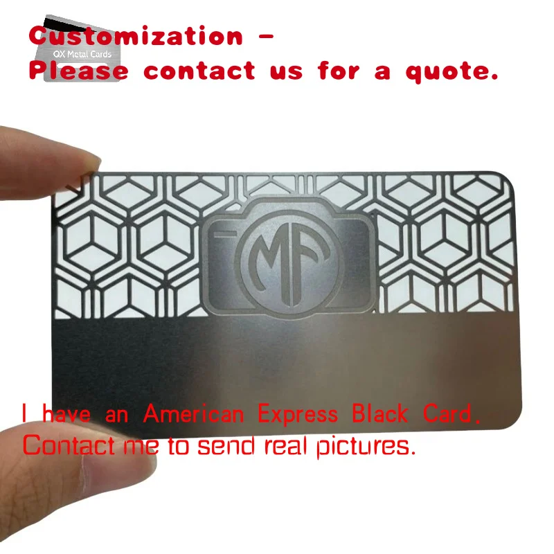 

custom.High Quality Hollow Design Metal Business Card Major Corporate Events Metal Printing Product