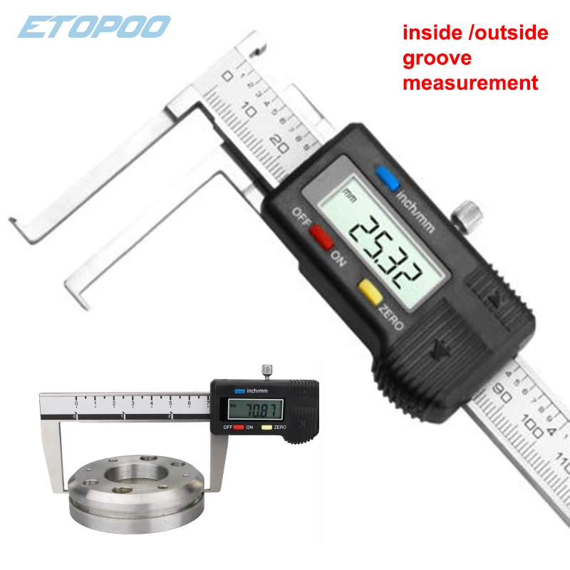 

0-150mm 0-200mm 0-300mm 0.01mm Digital inside Outside Groove Caliper electronic outside inside vernier caliper