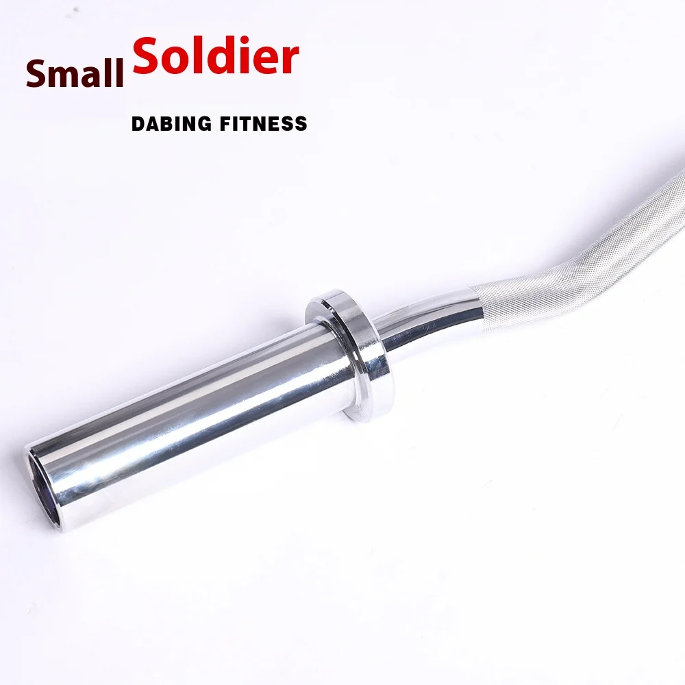 1.2 Meters Small Curved Steel Barbell Austrian Gym Weightlifting Bar For Home Fitness Private Trainer New