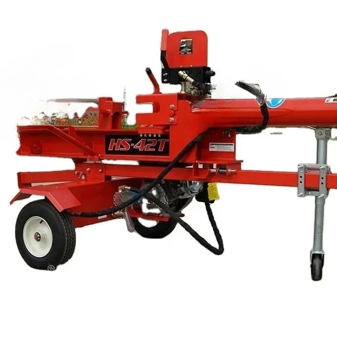 Wood Log Splitter Hot Selling Cheap 50Ton Fuel Driven 15HP