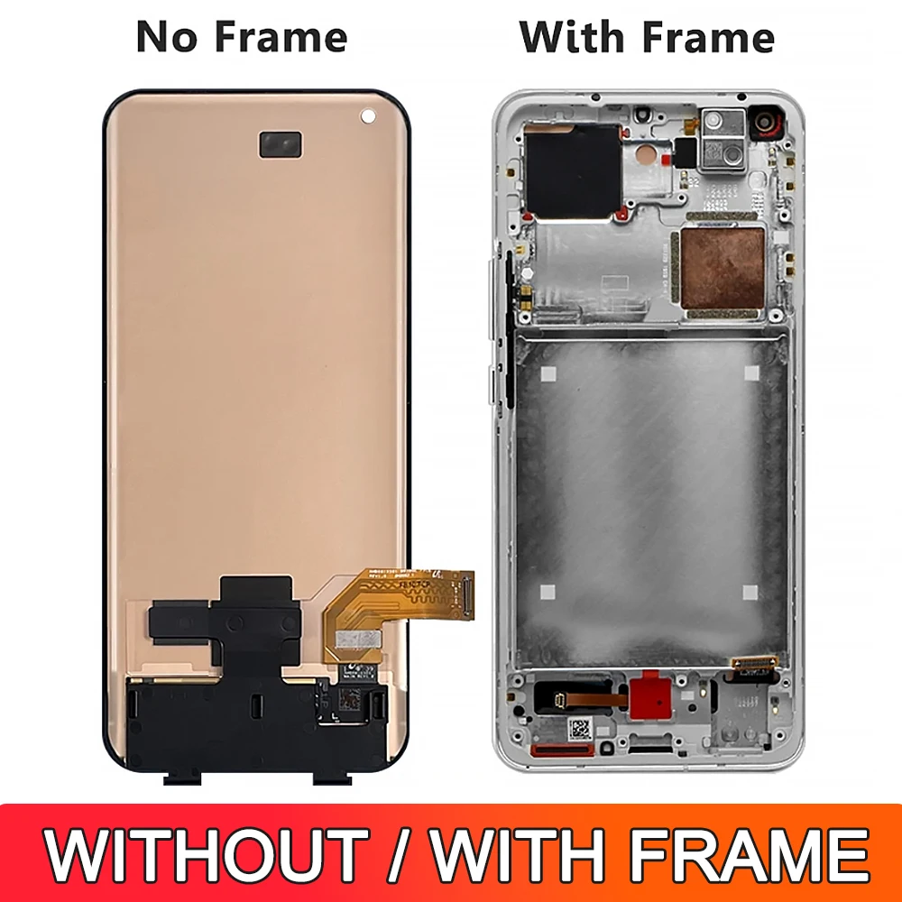 6.81\'\' Tested For Xiaomi Mi 11 Ultra LCD Display Touch Screen Digitizer Assembly For Mi 11Ultra M2102K1G M2102K1C LCD With Frame