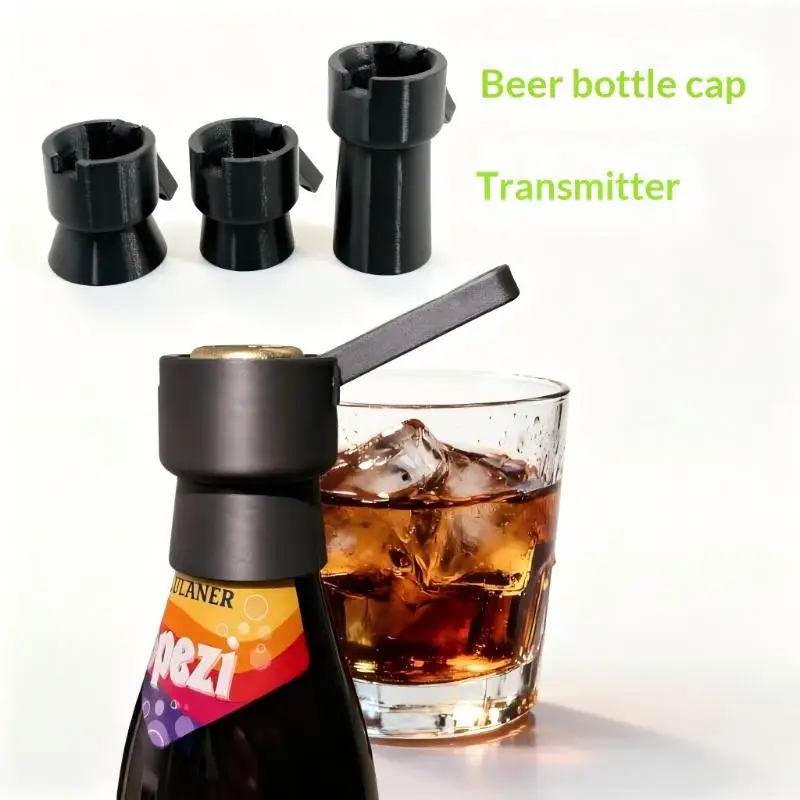 Creative Flying Beer Cap Opener Launcher, Cool Interesting Bar Gadget, Unique Novelty Party Drinking Gift Home Entertainment Acc