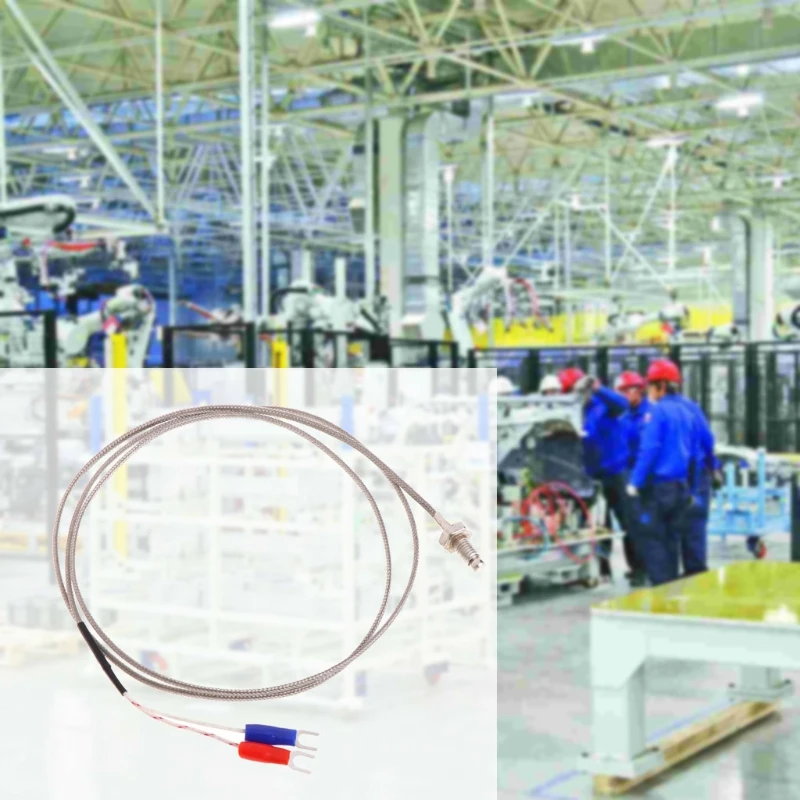 เซ็นเซอร์อุณหภูมิเทอร์โมคัปเปิล K-Type M6 Thread Probe สำหรับเตาอบ/เตาเผา Dropsale