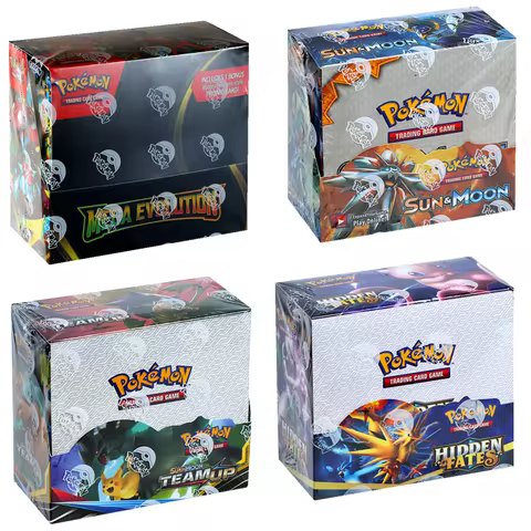 360 cards Pokemon Trading Card Game Evolutions MEGA EVOLUTION SUN MOON TEAM UP Hidden Fates SUN MOON English Transaction Card