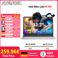 ACEMAGIC 17.3inch Laptop with High Performance Quad Core-12th Alder Lake N97 Laptop Computer Spacious Storage 16GB RAM 512GB ROM