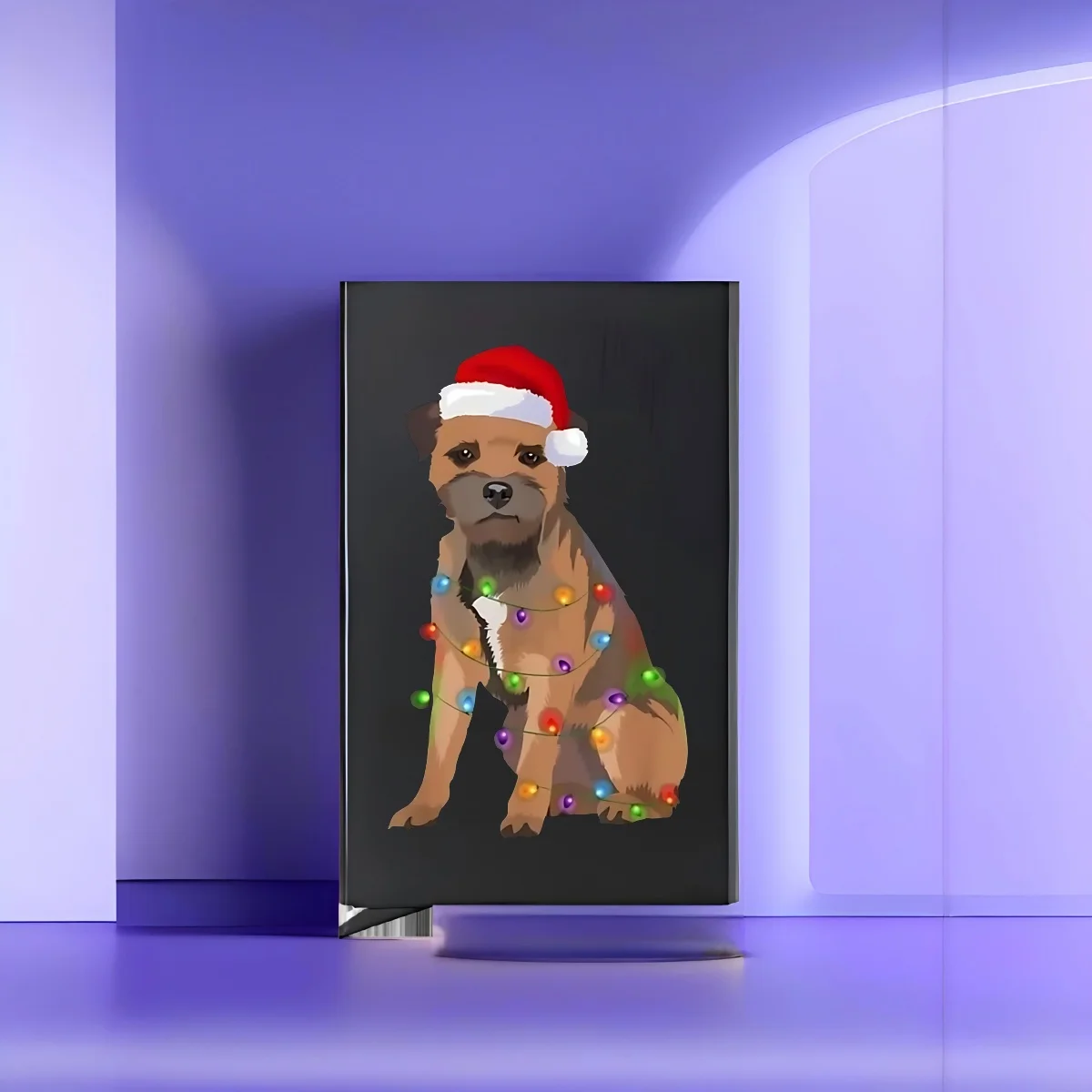 

Бордер-терьер 2026, новый стиль, модный футляр для карт с принтом, различные варианты цвета, простой в использовании, компактный для ежедневных потребностей