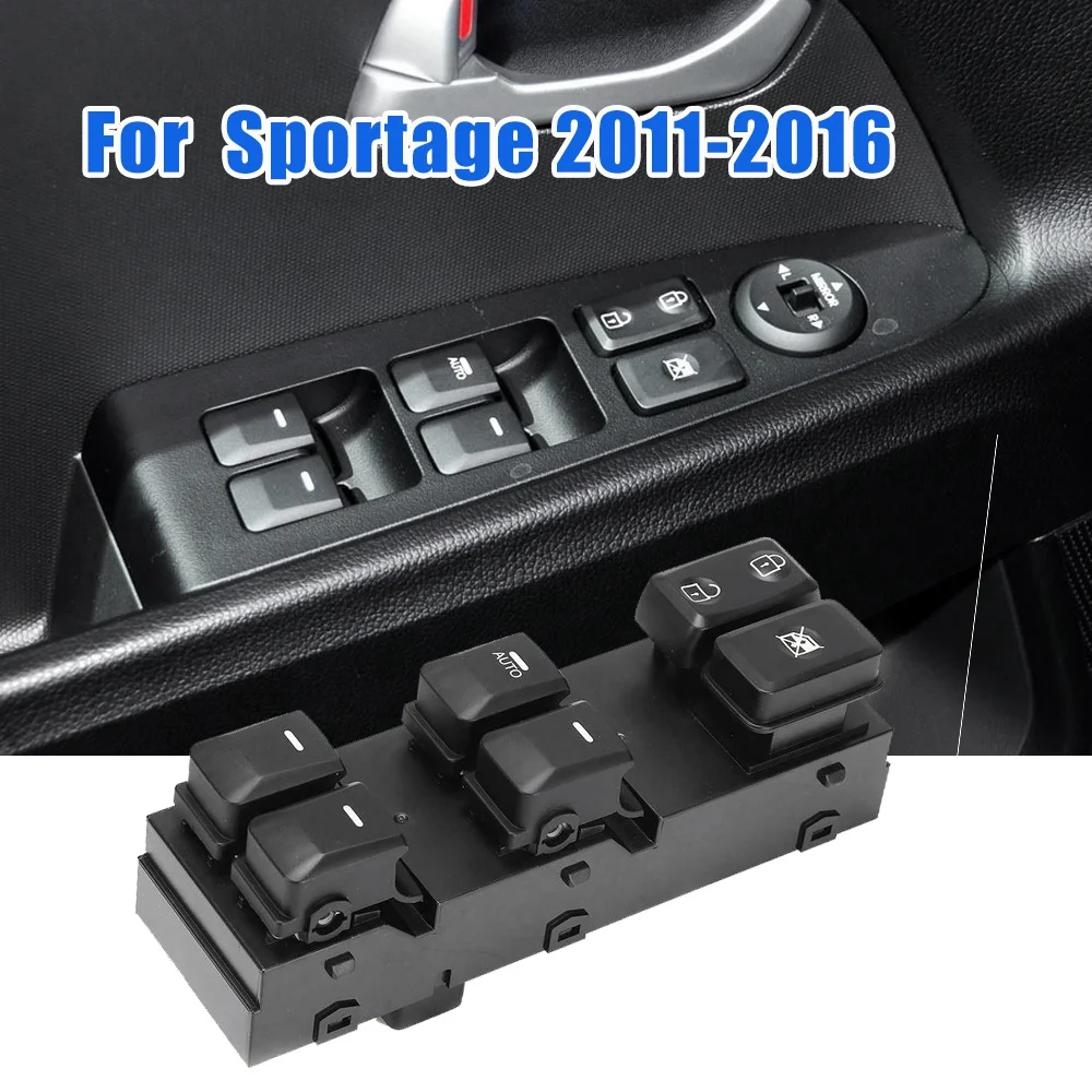 For KIA Sportage R 2011-2016 Power Master Window Lift Control Switch Front Left LH Driver Side 93570-3W450