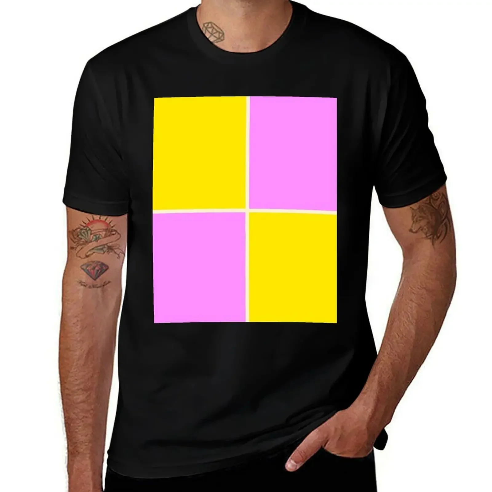 Battenberg Cake - my favourite chequered design T-Shirt croswit shirt man summer 2025 plain men graphic t shirts