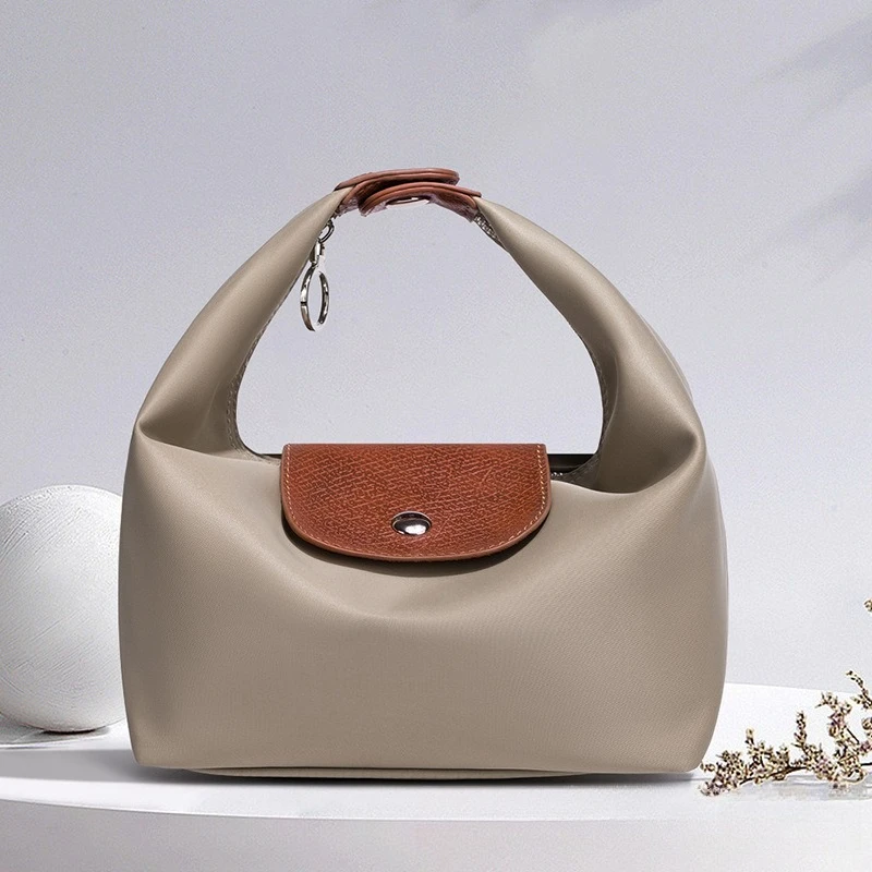 断熱ランチトートバッグ女性用防水ナイロンショルダーバッグ軽量カジュアル通勤ワークハンドバッグ