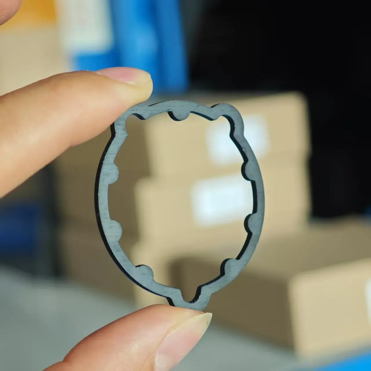 Kurbelscheiben-Unterlegscheibe aus Aluminiumlegierung 7075-T6, Dicke 0,5/1/2 mm, geeignet für SRAM 3-Bolt-Kurbel, Kettenblatt-Offset, Fahrradteile – Detail 3